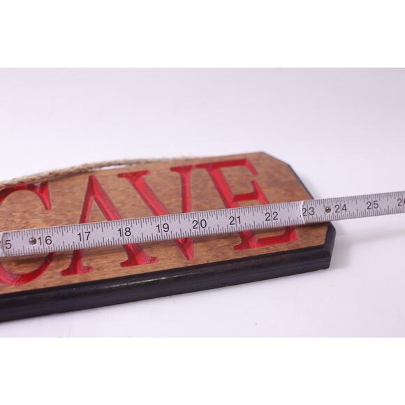 Man, Cave, The Cardinals, Handmade, Wooden Sign, Baseball Wall Hanging, Wall Dec - Picture 5 of 6